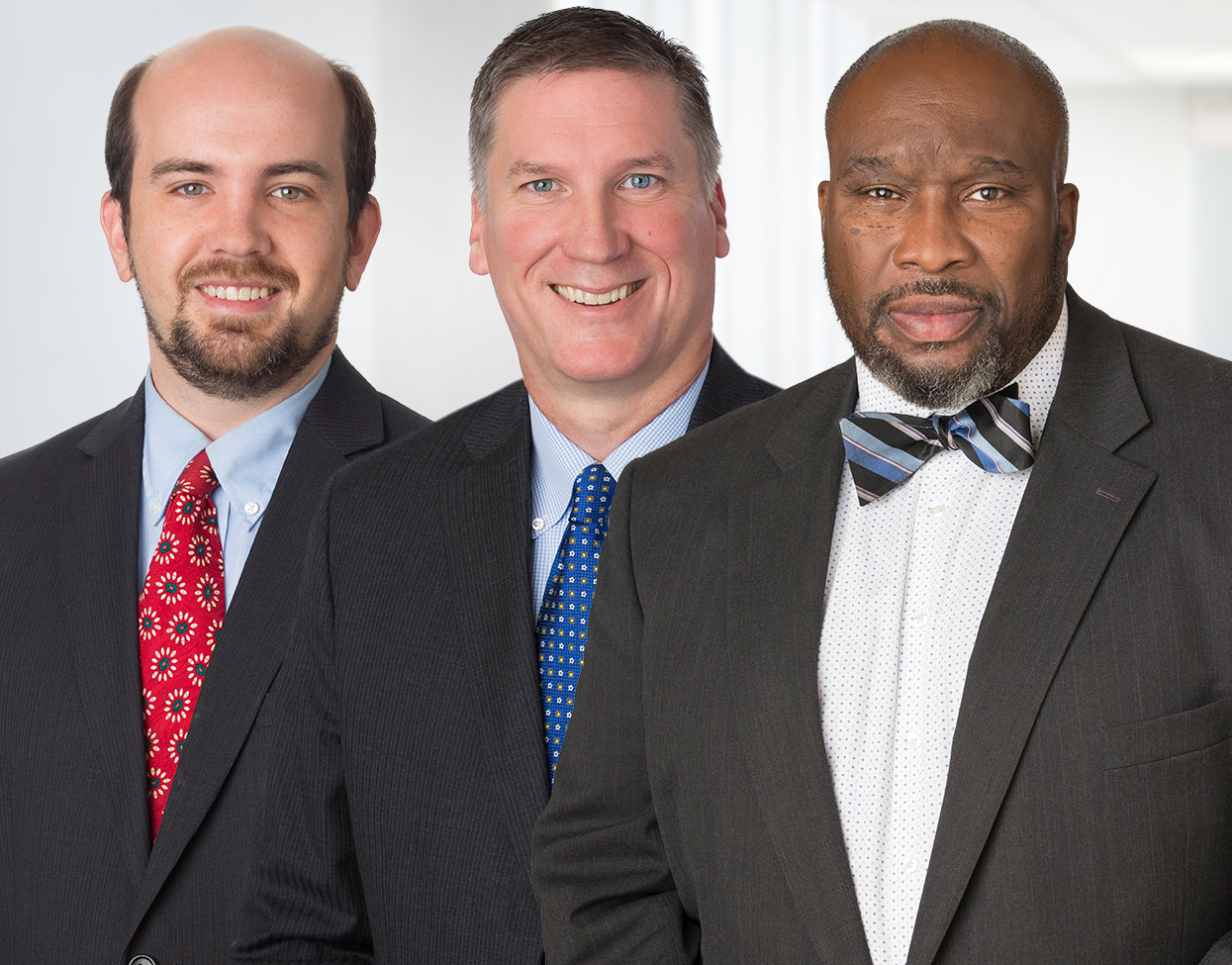 Headshots of Andy Pomroy, Kevin Goodno and Jeff Hayden